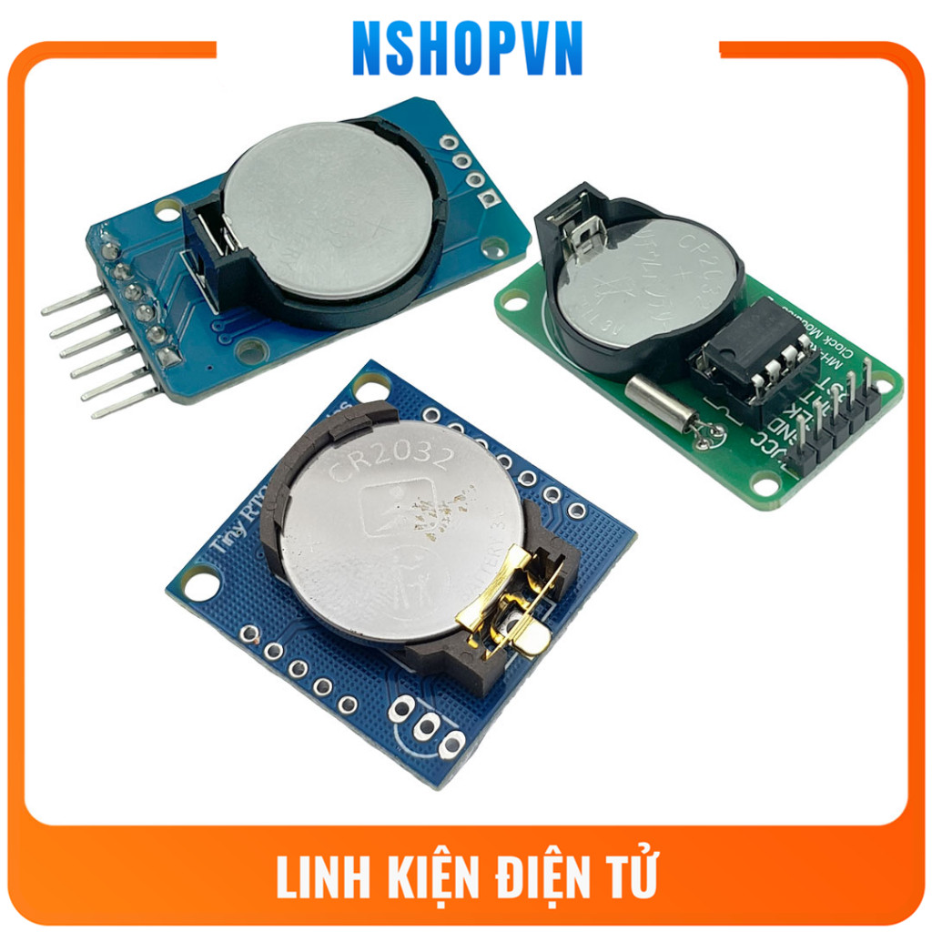 Module mạch thời gian thực DS1302 | DS1307 | DS3231