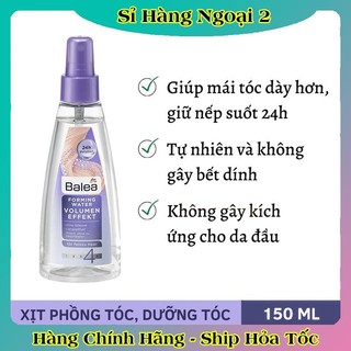 COMBO Kem làm phồng tóc, bột phồng tóc, dưỡng tóc Balea của Đức - Đủ Bill