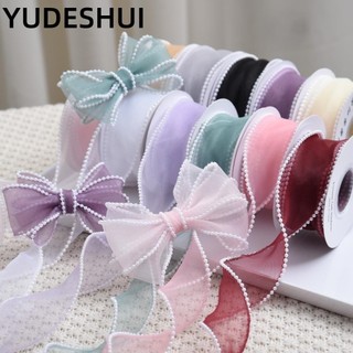 Ruy băng gói YUDESHUI, Gạc đuôi cá DIY màu trơn, Viền trang trí Gói quà tặng Bó hoa Chất liệu đóng gói Quà tặng
