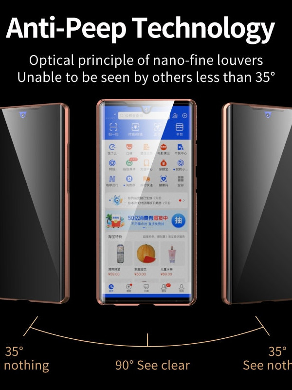 [SS originality]
 For Samsung galaxy Note 20 Ultra Case Anti peeping privacy Glass Case For Galaxy