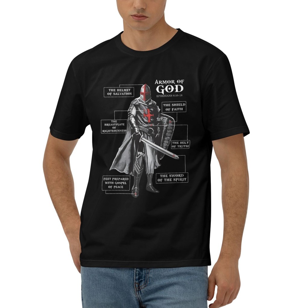 Áo thun Armor Of God Knight Templar Thời trang thoải mái