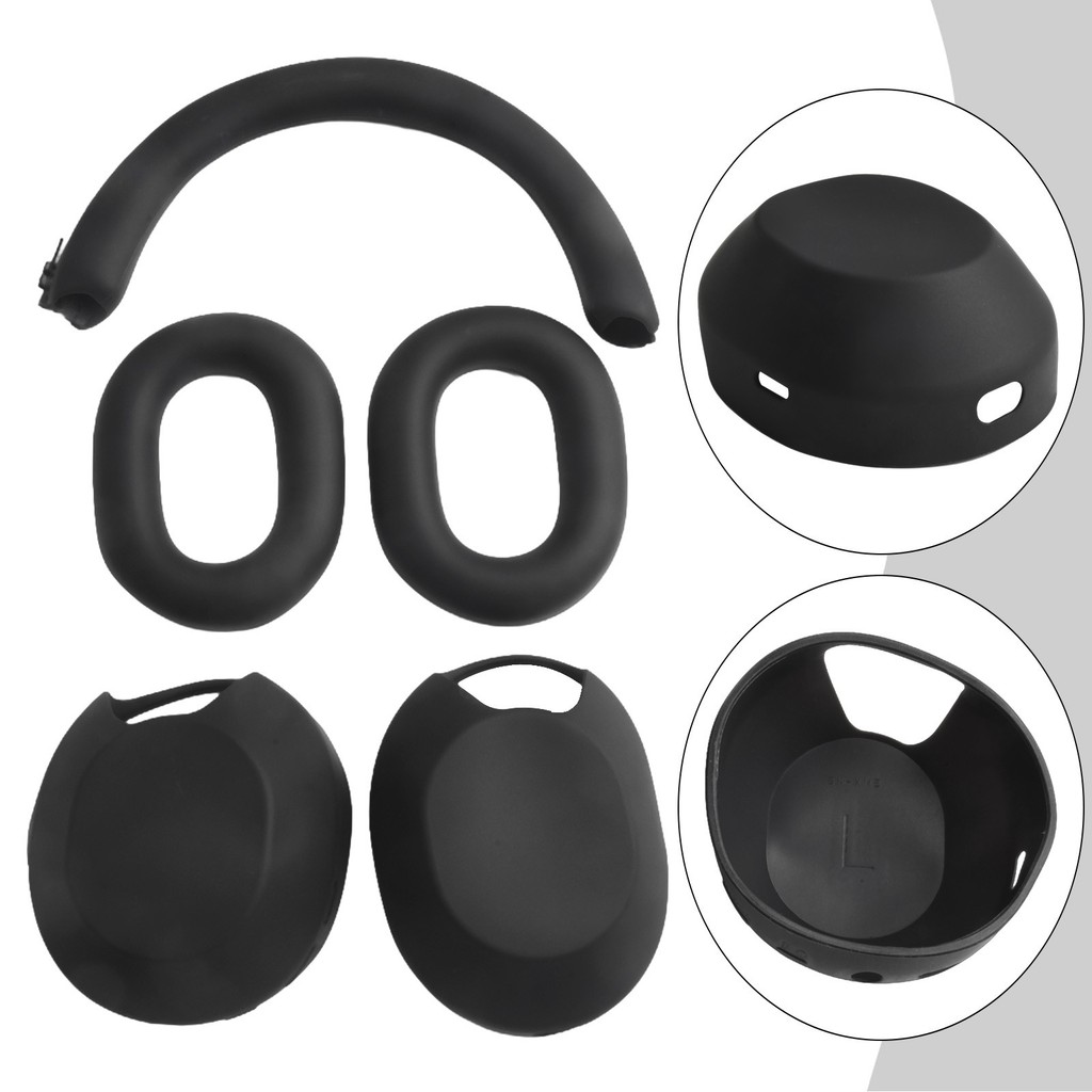 【DREAMLIFE】High-Quality Silicone Protective Cover for Sony WH-1000XM5 Headphones -