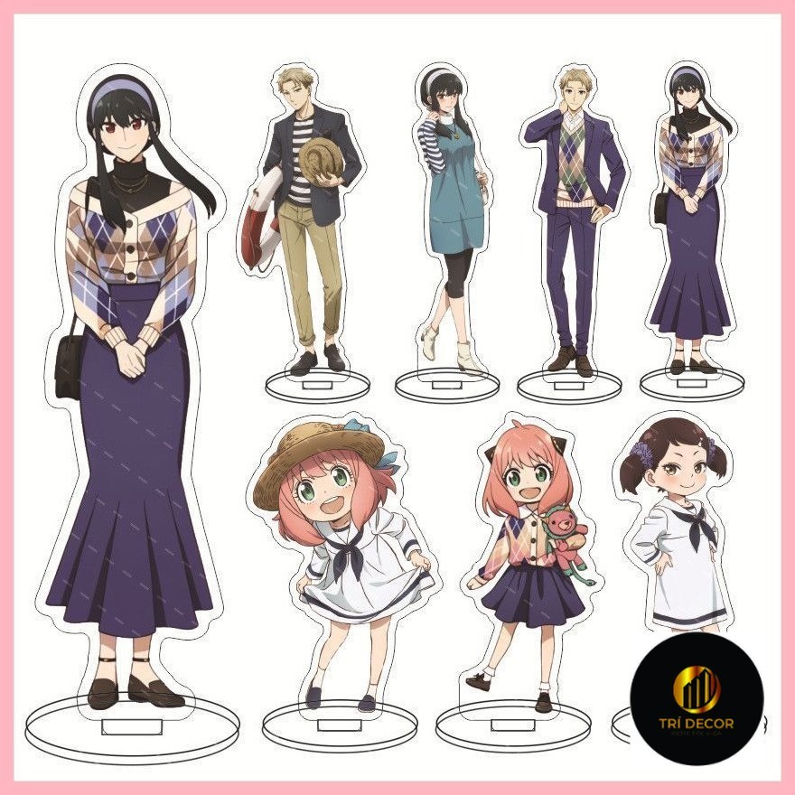 Giá đỡ sản phẩm mới SPY x FAMILY Anya Forger SPY x Play House SPY x FAMILY Acrylic Stand Dễ thương L