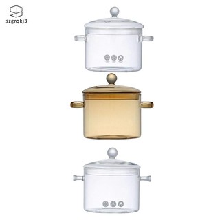 Nồi nấu thủy tinh có nắp, Bộ nồi thủy tinh, Nồi đun nước có nắp, Nồi,