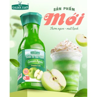 Sinh tố Golden Farm chai 1000ml - TÁO