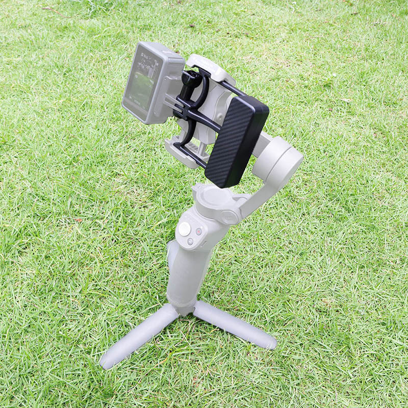 Xt-xinte Đa Năng Cho DJI Osmo Mobile 6 OM 5 4 3 Gimbal Cầm Tay Ổn Định Công Tắc Gắn Tấm Cho GOPRO