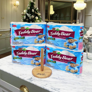 Giấy cuộn 660 Tờ 3 Lớp Đa Năng TEDDY BEAR lau mặt lau tay Siêu Dai Dày Thấm Nước Dầu Mỡ Thực Phẩm 
