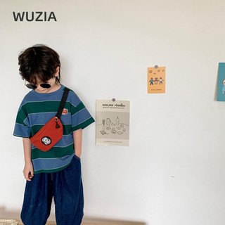 WUZIA Gói thắt lưng trẻ mới biết đi , Túi trẻ em có dây kéo bằng vải, Túi đeo vai chống mài mòn thông thường cho trẻ em