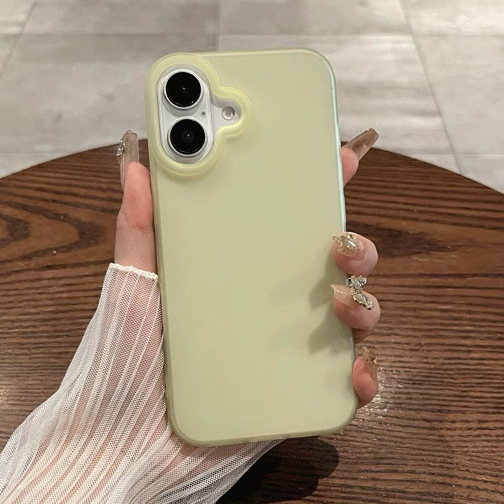 Ốp Điện Thoại Sương Mù Màu Hồng Cho iPhone 16ProMax 16Pro 16Plus 15ProMax 14 13 12 11ProMax Bảo Vệ Toàn Diện Chống Sốc Bảo Vệ Vỏ Mềm