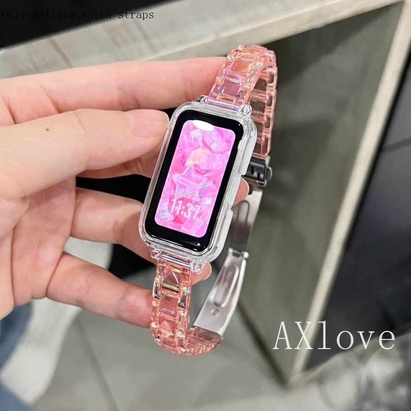 Dây đeo nhựa cho Huawei Band 9 8 7 6 Pro Dây đeo thể thao thay thế cho Huawei Honor Band 9 7 6 Vòng 