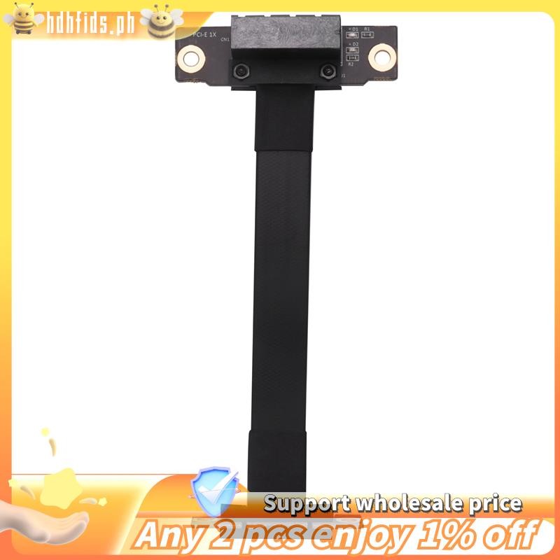 -PCIE X1 Riser Cable Dual 90 Độ Góc Phải PCIe 3.0 X1 Sang X1 Cáp Nối Dài 8Gbps PCI Express 1X Riser 