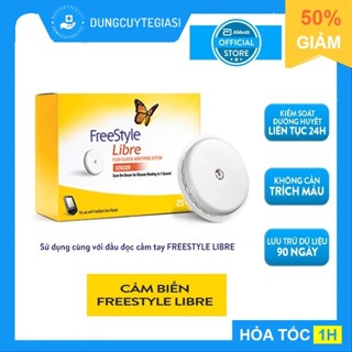  Cảm biến đo đường huyết liên tục FreeStyle Libre  Sử dụng cùng với đầu đọc cầm tay FREESTYLE LIBRE  