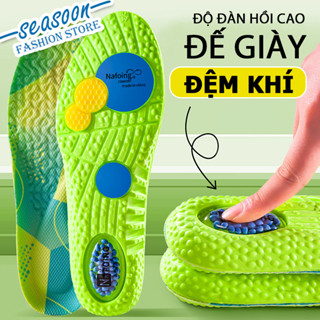 Miếng Lót Giày Thể Thao Êm Chân Nâng Đế Chống Sốc Mát Xa Đàn Hồi Cao EVA Cho Giày Chạy Bộ Nam Nữ