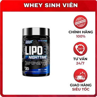  Viên uống Nutrex Lipo6 Nighttime - One pill only  30viên  tại Whey Sinh Viên 