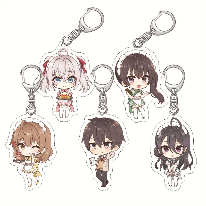 Alya Sometimes Hides Her Feelings in Russian Anime Acrylic Key Carabiner Mặt dây chuyền