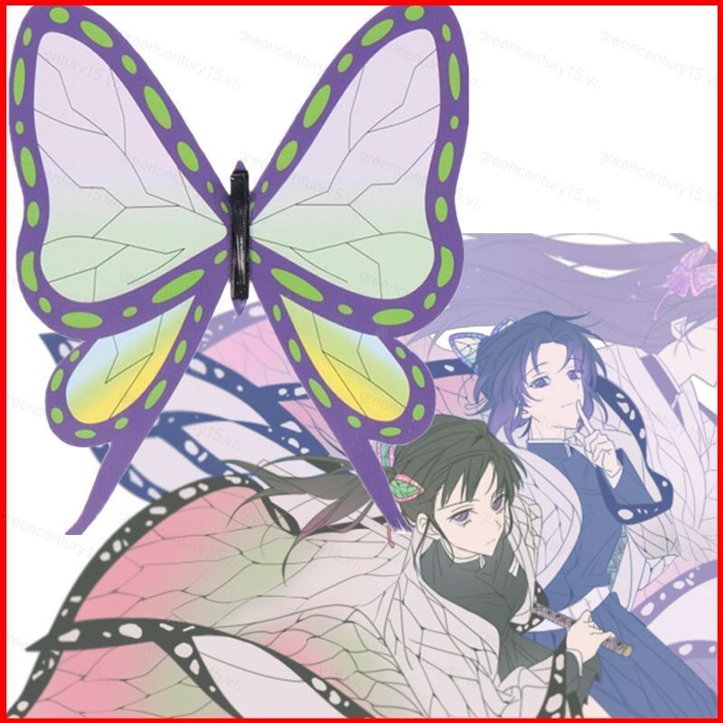 (Hỏa Tốc) Kẹp Tóc Cosplay Demon Slayer - Shinobu Kochou/ Phụ Kiện Tóc nhân vật Kanao và Trùng Trụ Sh