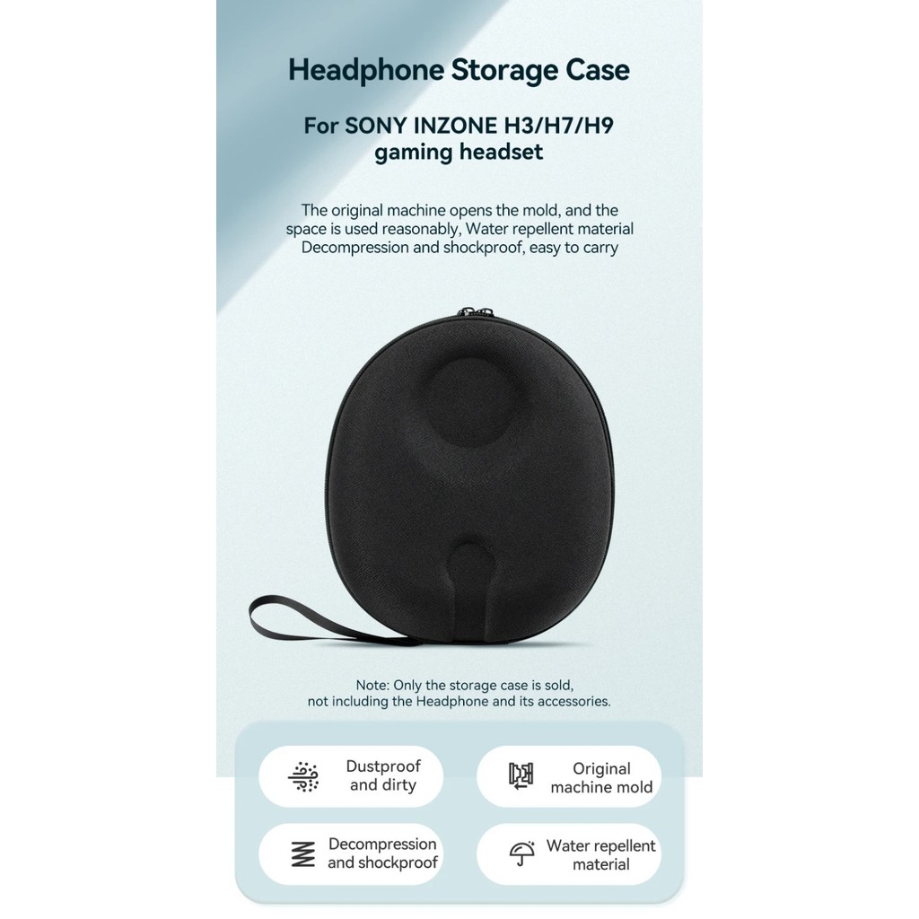 Hộp Đựng Cứng Cho SONY INZONE H9 / H7 / H3 Túi Bảo Quản Tai Nghe Du Lịch Cho INZONE H9 H7 H3 Tai Ngh