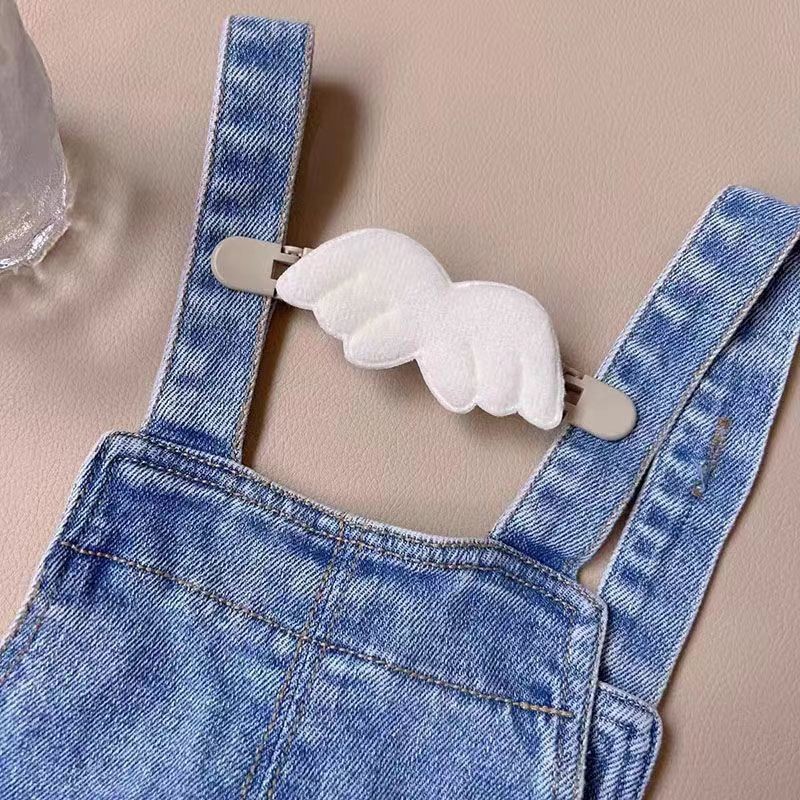 Quần yếm Chống Rơi Khóa Vai Dụng Cụ Tiện Dụng Có Thể Điều Chỉnh Dây Đeo Vai Trẻ Em Cố Định Kẹp Hoạt Hình Dễ Thương Cho Bé Điều Chỉnh