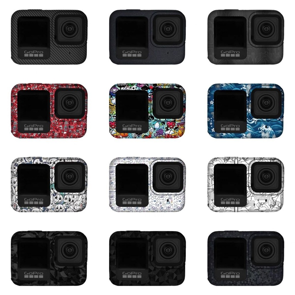 Đi Bộ Donkey Thích Hợp Cho GOPRO9 Nhãn Dán Camera Thể Thao Gopro9 Phim Màu Da Bảo Vệ Full Cover Phim