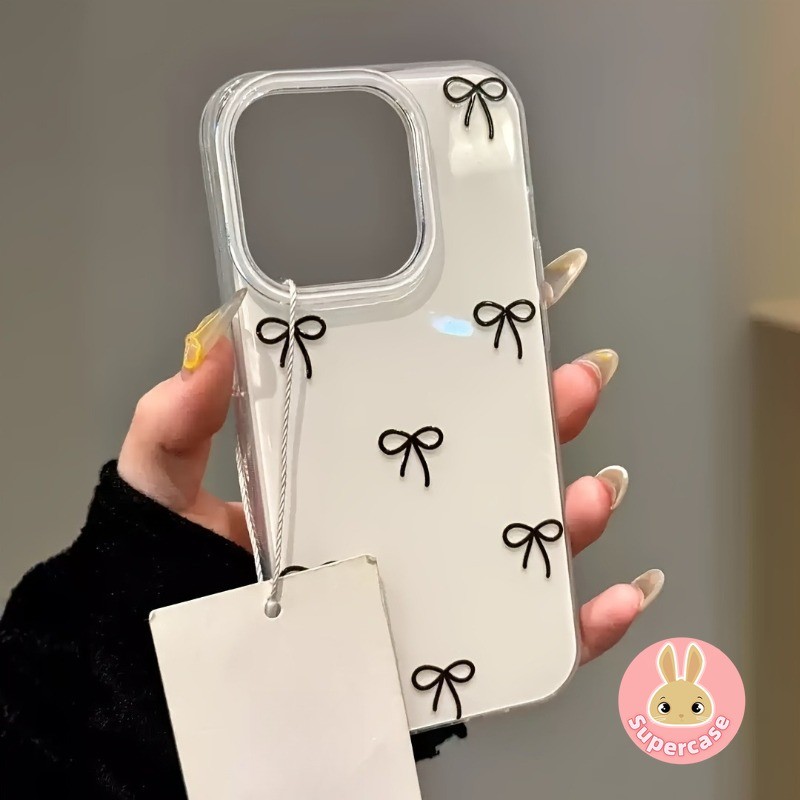 Ốp Điện Thoại Nơ Đen Cho OnePlus 15 13 13T 12 11 11R 10R 10T ACE 5 Racing Ultra 3V 2V Pro Nord CE4 L