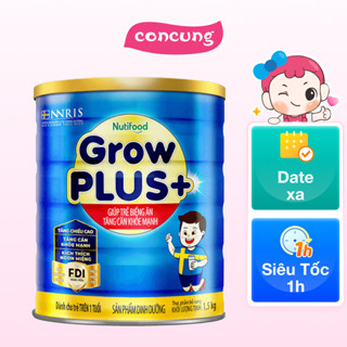 Sữa GrowPLUS+ Xanh 1.5kg 1+ tuổi (1-2 tuổi) (Giao bao bì ngẫu nhiên)