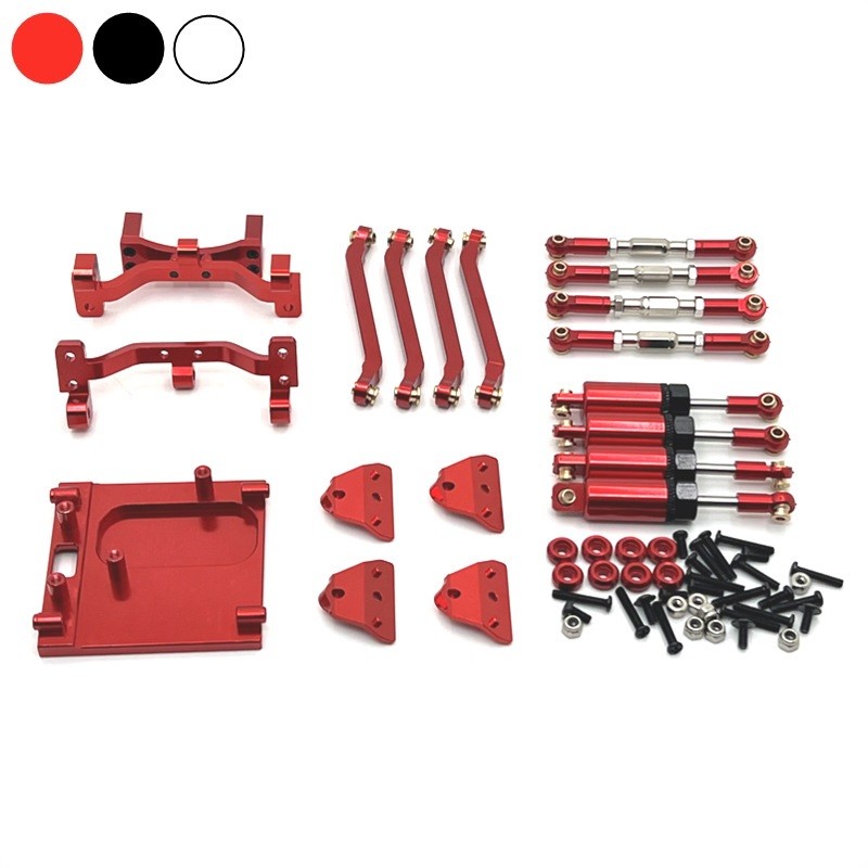 Mới MN99S Khung Xe Kim Loại Liên Kết Cần Kéo Gắn Dầu Giảm Chấn Động Cơ Gắn Bộ 1 / 12 RC Xe Nâng Cấp 