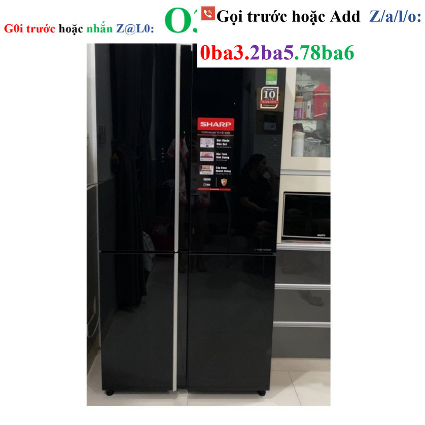 SJ-FXP640VG-BK - Tủ lạnh Sharp Inverter 572 lít SJ-FXP640VG-BK -  12 THÁNG TẬN NHÀ