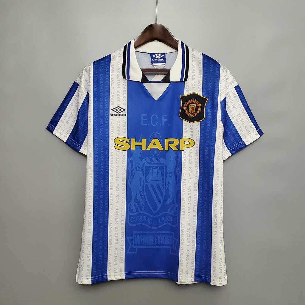 Bóng đá Jersey bóng đá cổ điển 94-96 Mu Away