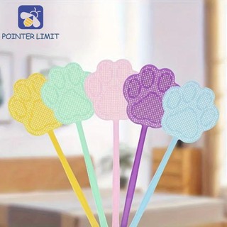 POINTER GIỚI HẠN 5 chiếc Swatter Fly-Killing, Phim hoạt hình dày dễ thương, Diệt muỗi Tay cầm dài linh hoạt Ruồi-Racket Phòng khách