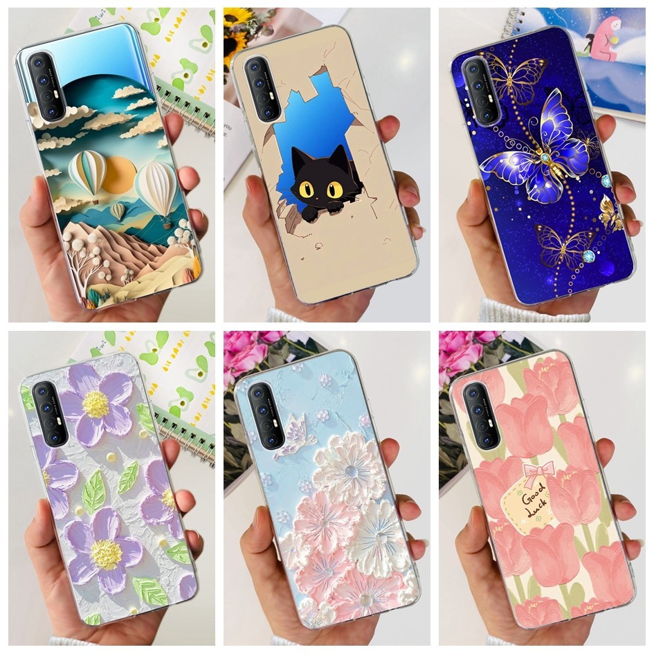 Vỏ Mềm Cho OPPO Reno 3 Pro / Reno 3 Ốp Lưng CPH2035 CPH2037 CPH2036 CPH2043 Vỏ Chống Sốc Cho Reno3 P