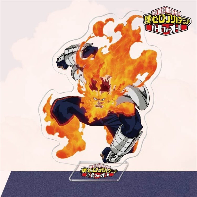 Mô hình Standee Học viện anh hùng My Hero Academia Midoriya Izuku Himiko Toga để bàn tượng nhựa acry