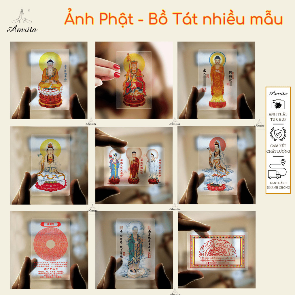 [Nhiều Mẫu] Ảnh Phật - Bồ Tát Trong Suốt Nhiều Mẫu - Amrita