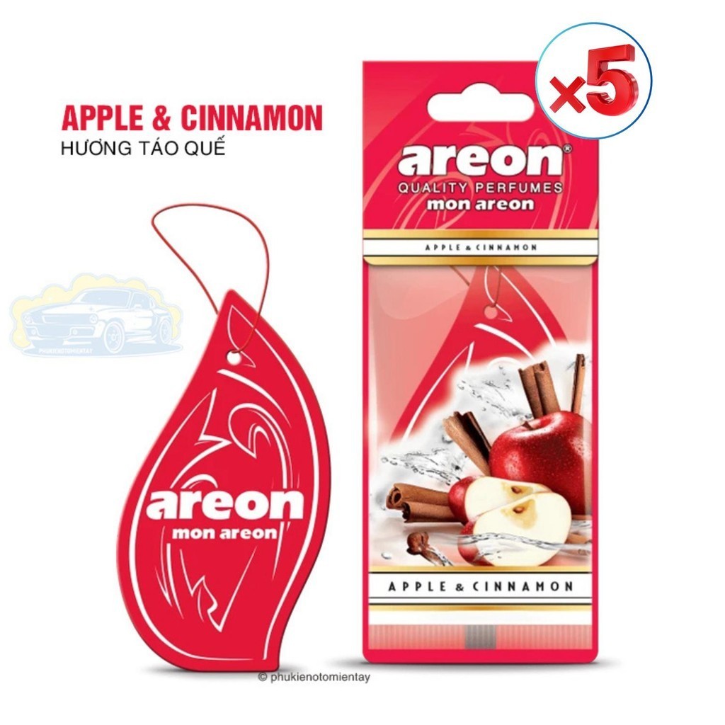 [COMBO 5 CÁI] Lá Thơm Treo Xe Ô Tô Areon Nhập Khẩu Chính Hãng Khử Mùi, Trang Trí Nội Thất Xe Hơi 3