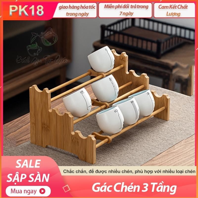 Gác Chén Tre Tự Nhiên Chống Mối Mọt – Giá Đỡ Chén Trà Thủ Công Cao Cấp | Nhẹ Gọn, Thẩm Mỹ Cao