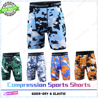 Ngụy Trang Quần Short Thể Thao Cho Nam Co Giãn Nén Tập Gym Thể Dục Marathon Chạy Bóng Rổ Bóng Đá Nhanh Khô