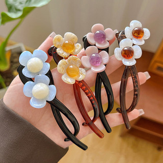 Phụ kiện thời trang phụ kiện tóc phụ kiện tóc phụ kiện tóc phụ kiện tóc tóc ếch khóa hoa nhiều màu sắc xoắn tóc đơn giản và ngọt ngào