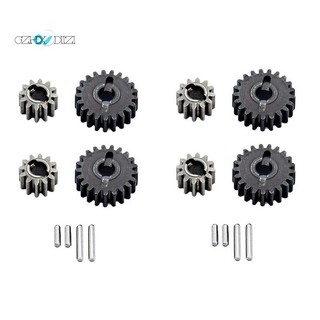 Dành Cho FMS FCX24 4 Bộ Cổng Kim Loại Trục Cổng Thông Tin Bộ Bánh Răng 21T 12T 1 / 24 RC Xe Bánh Xích Nâng Cấp Các Bộ Phận