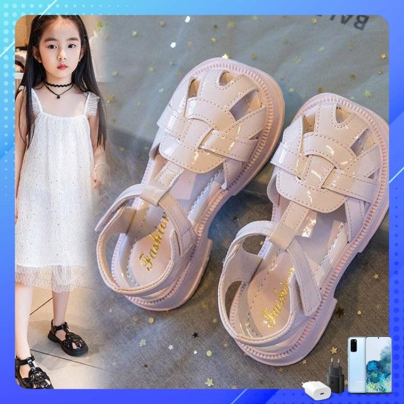 Sandal rọ bé gái phong cách Hàn Quốc đế mềm êm chân chống trượt thời trang mới 2023 dk655