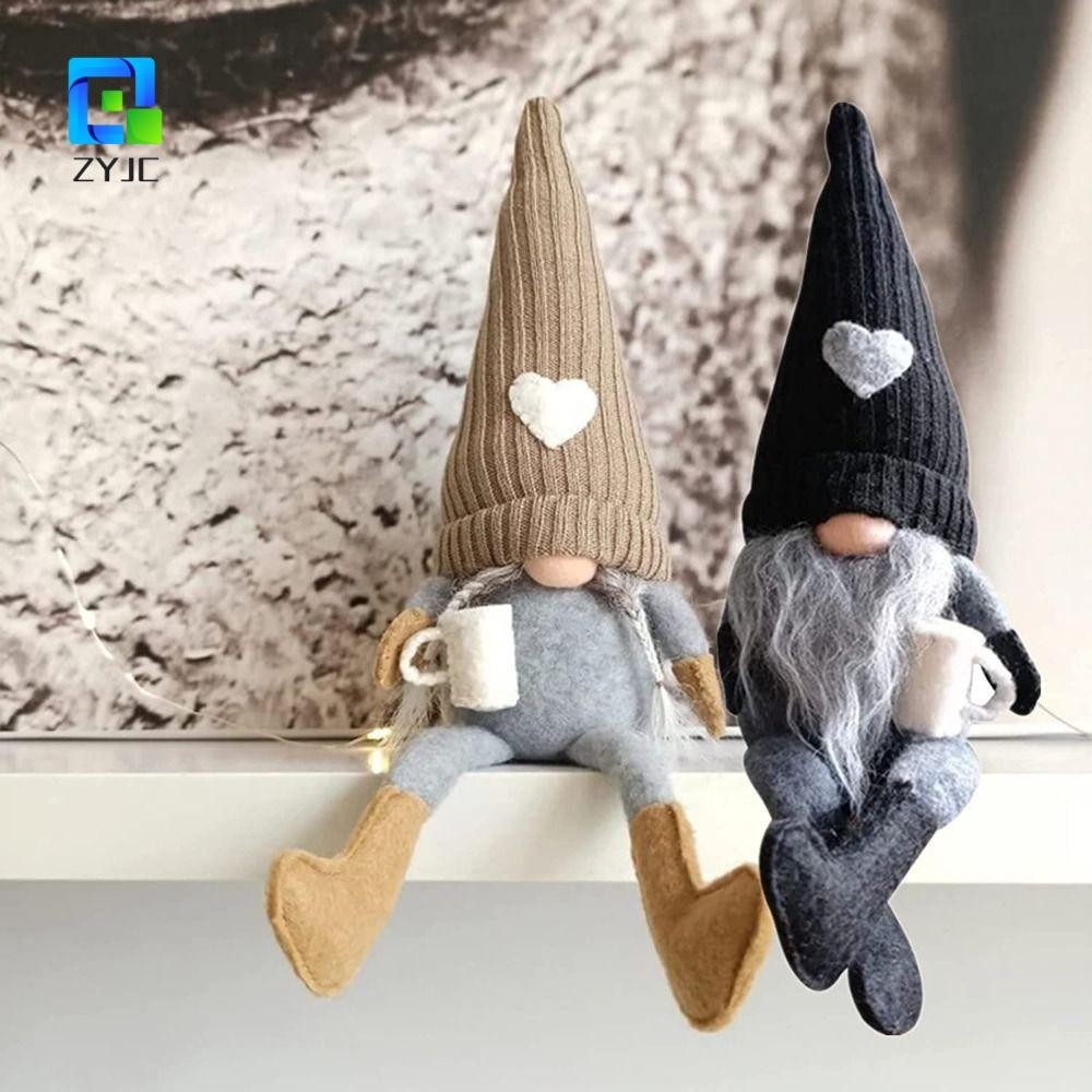 ZYJC Búp Bê Vải Không Mặt Trang Trí Giáng Sinh dwarf dwarf Phong Cách Mỹ