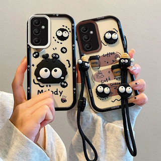 Ốp Bảo Vệ Silicon Samsung Galaxy a12 a13 a14 a15 a36 a70 a71 a72 a73 a750 a7 2018 m12 m14 m33 m34 f34 m54 m55 c55 4g 5g Vỏ Điện Thoại Thẩm Mỹ Chống Sốc Búp Bê Ba Chiều Nữ Có Dây Buộc