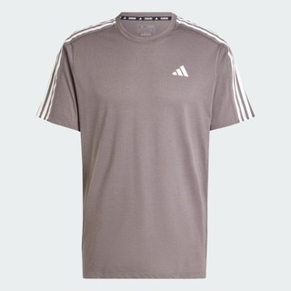 Adidas chạy áo thun 3 sọc own the run nam nâu iv9952