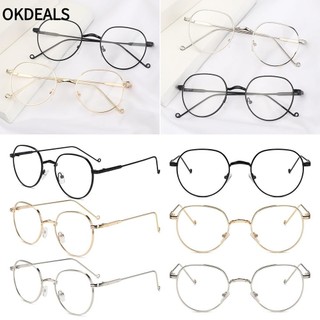 Mắt Kính Gọng Tròn Bằng Kim Loại Siêu Nhẹ Phân Cực Thời Trang Unisex