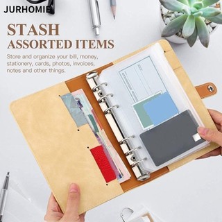 Winte Budget Binder, Planner Reminder Spiral Binder Notebook, Di Động A6 Bao Da Mềm Thẻ Nhật Ký Người Lập Kế Hoạch