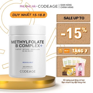 Viên uống bổ não CodeAge Vitamins Codeage Methyl-Elite + 120 viên