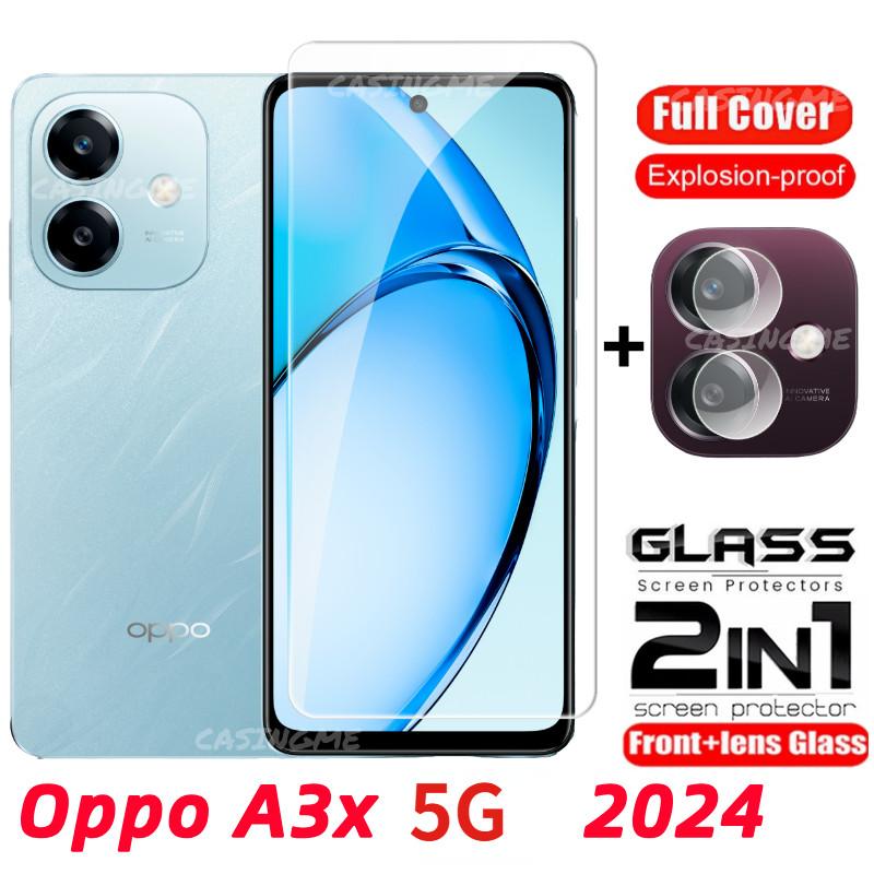 Oppo A3x 5G 2024 Full Cover Kính Cường Lực Flim Cho Oppo A3x 4G OppoA3x A3 A 3 x xA3 Pro 4G 5G 2024 