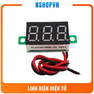 Đồng Hồ Đo Áp DC 2 Dây 2.7 - 32VDC màu đỏ - xanh dương - xanh lá - trắng