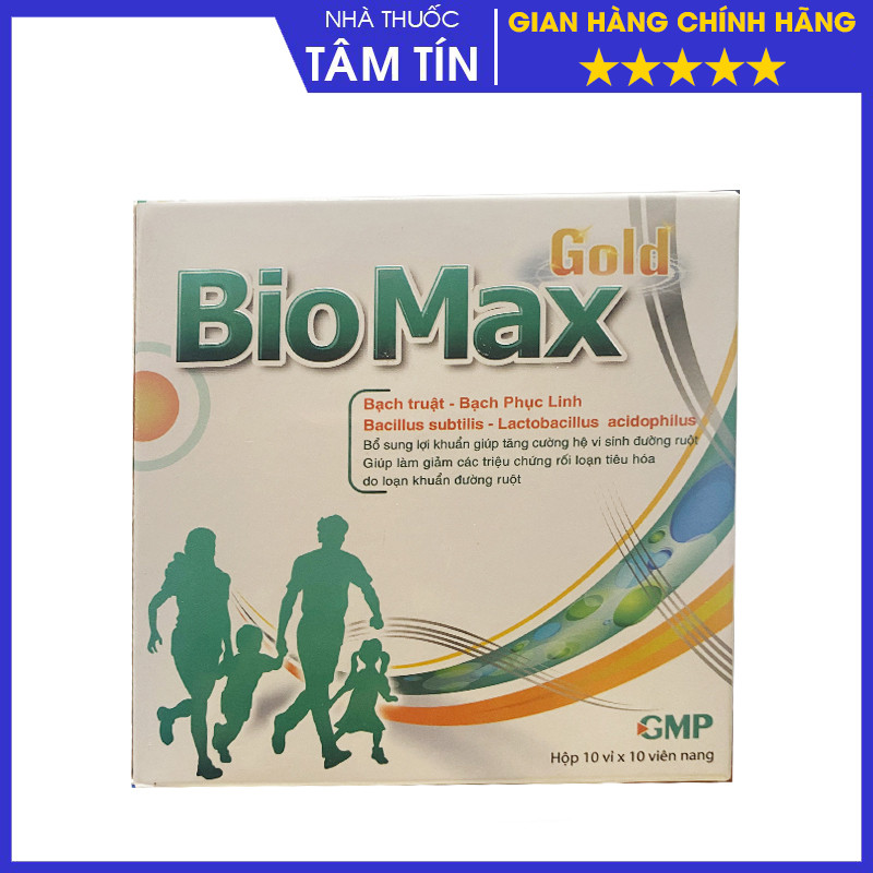 Men tiêu hóa Bio Max Gold bổ sung các vi khuẩn có ích cho đường ruột giúp phòng ngừa và hỗ trợ chứng rối loạn đường ru