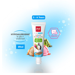 Kem Đánh Răng Cho Bé Từ 2-6 Tuổi SPLAT Kids Hương Trái Cây Bảo Vệ, Củng Cổ Men Răng An Toàn Hiệu Quả Dung Tích 20ml