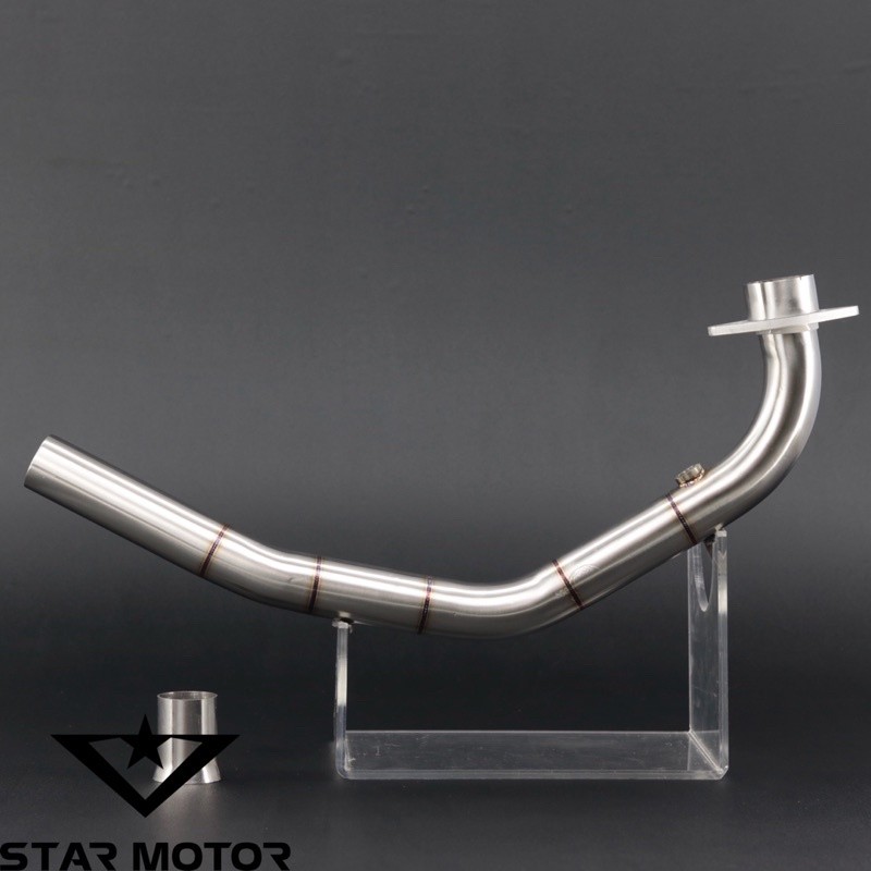 cổ pô xe Cổ pô inox 304 gắn pô zin size 32 kèm đầu nối dành cho Exciter, Winner, R15v3