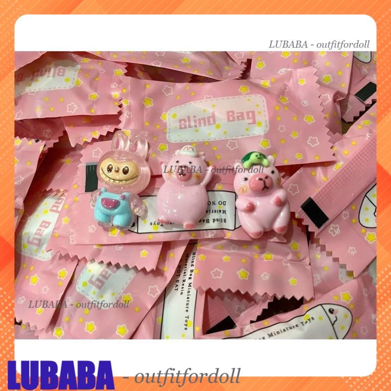 Blind bag - Kẹo bí mật - Túi mù Labubu Skullpanda mini bên trong có charm phát sáng - túi test nhân 